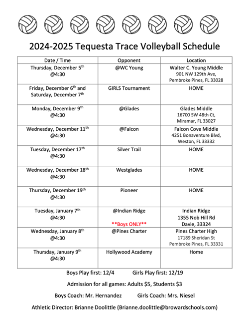 volleyball schedule image